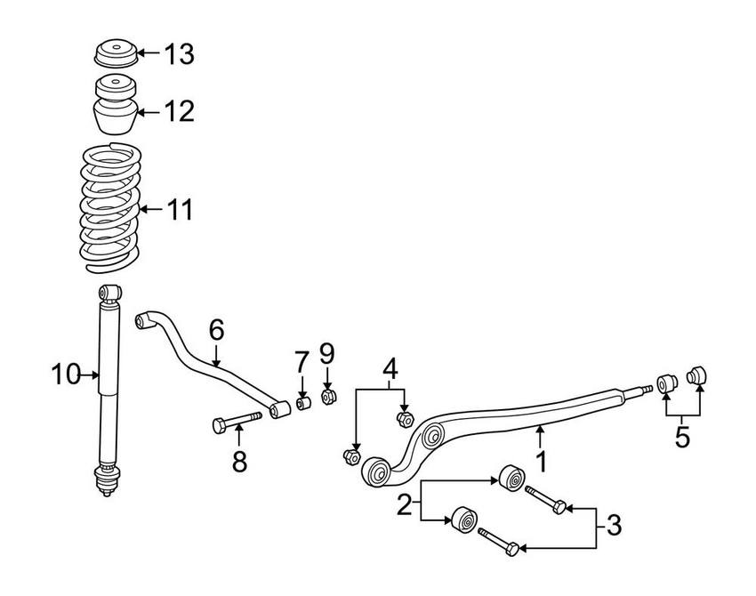 Mercedes Suspension Control Arm - Front 4603300111